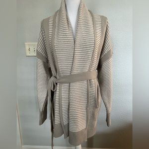 Beautiful Simply Vera Wang Open Beige Cardigan  Size L